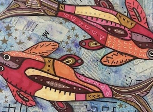 Rip and Stick: Let’s Create a Koi Collage!