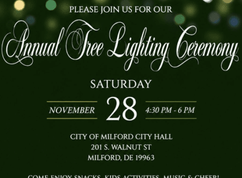 Milford’s Annual Tree Lighting Ceremony!